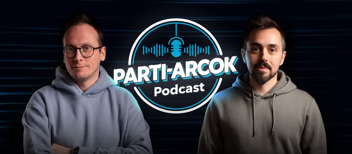 Zomborácz Iván és Pásztor Viktor, a Parti-Arcok Podcast műsorvezetői